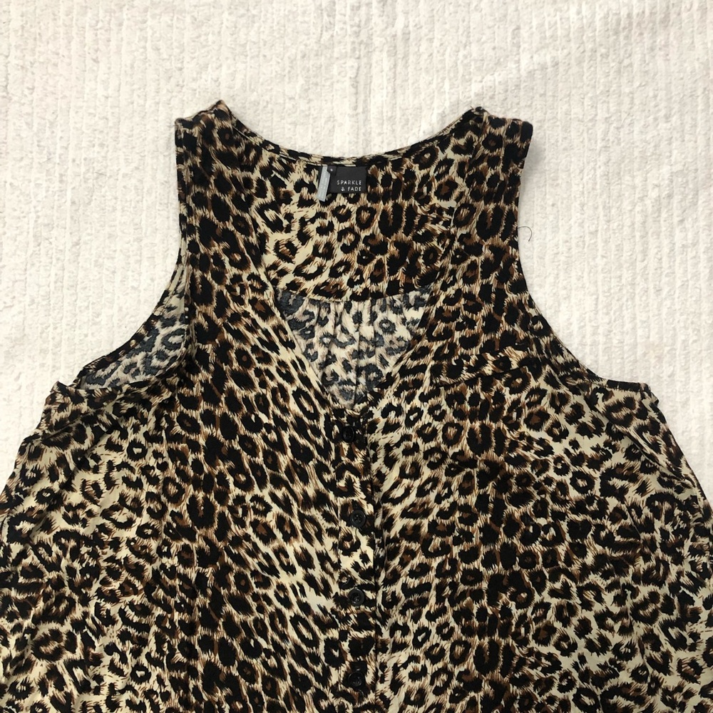 Sparkle & Fade | Leopard Print Top - image 2